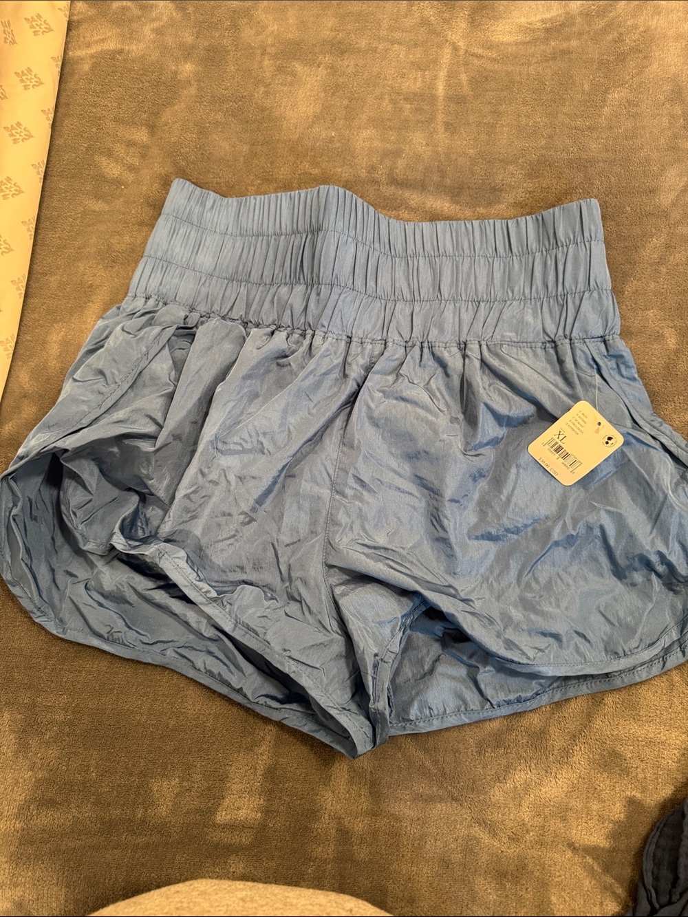 FP Light Blue Women’s Elastic Waist Shorts